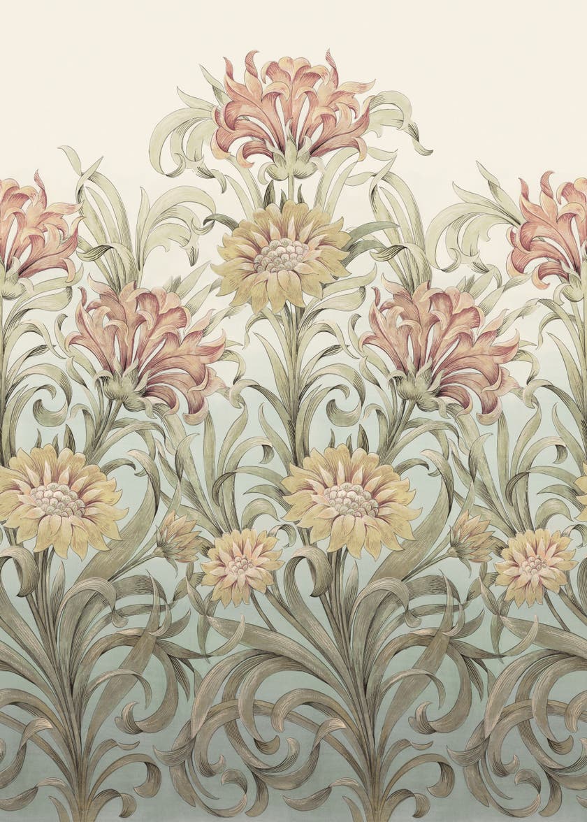 Casadeco The Flower Ballet M Vert Feuille 200X280