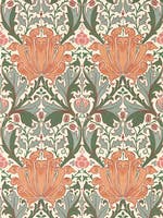 Helena Peach/Teal Morris and Friends Wallpa