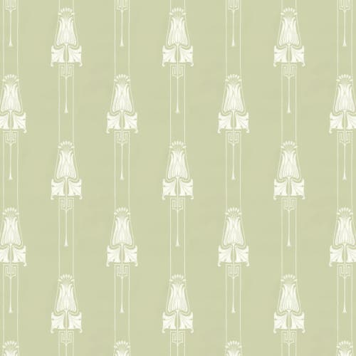 Lim & Handtryck - Slottsviken - Grön/Vit K48-54