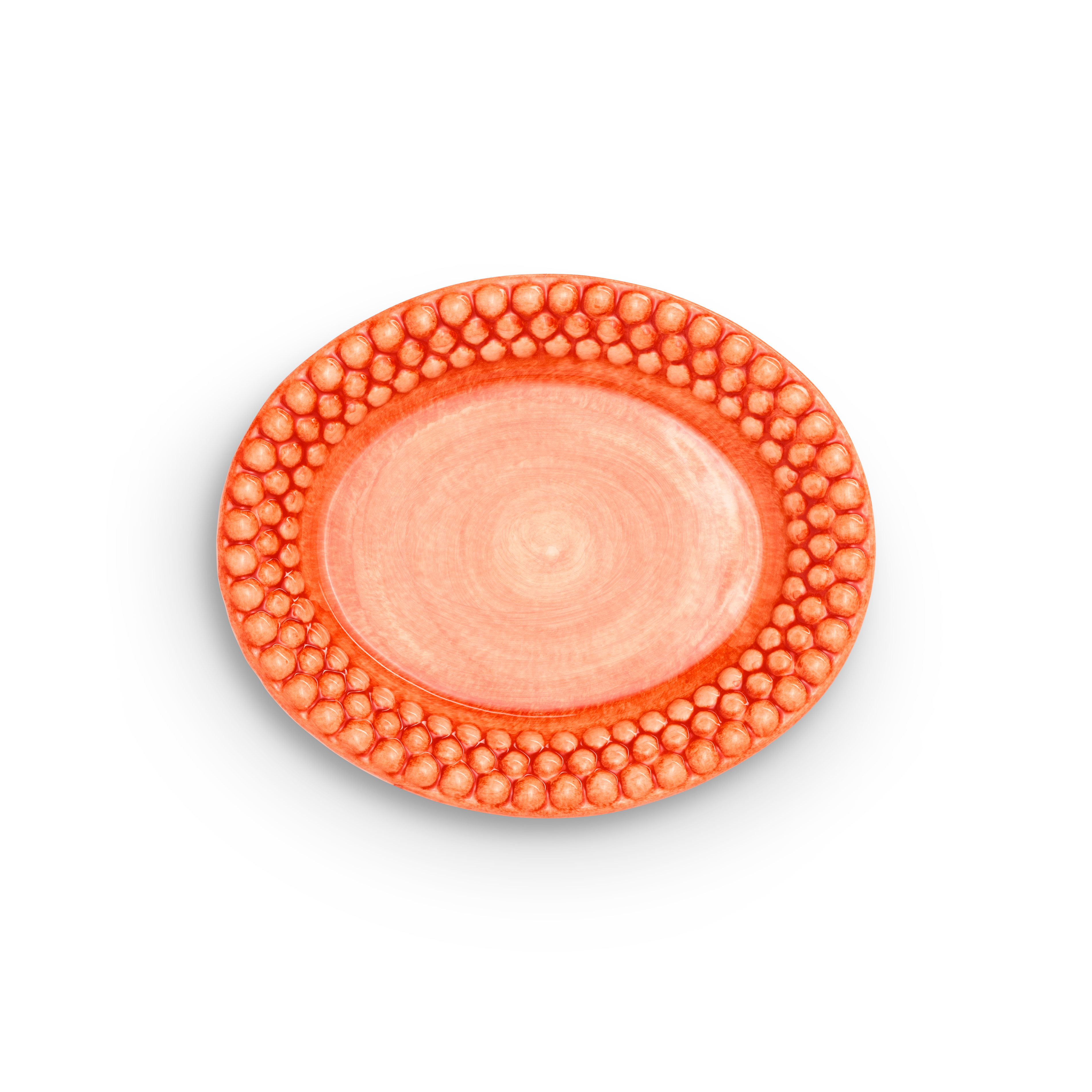 Bubbles Tallrik 20 x 16 cm Orange