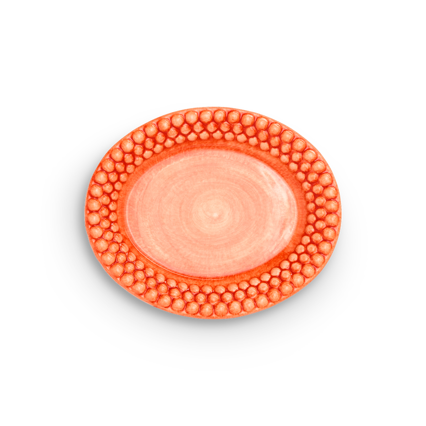Bubbles Tallrik 20 x 16 cm Orange