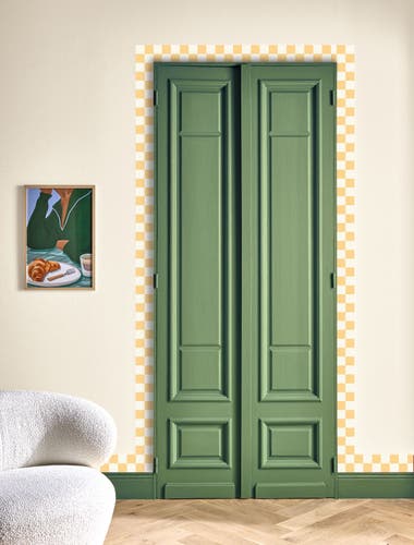 Caselio - Checks Border Jaune