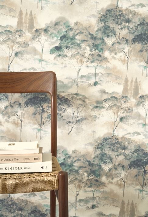 Casadeco - Sila Beige Mastic / Bleu Riverside 4