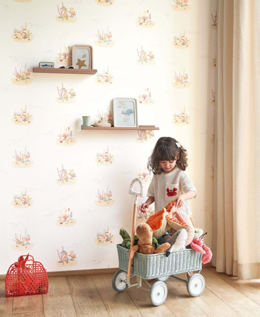 Casadeco - Coral Reef Rouge Corail Once Upon A Time 2