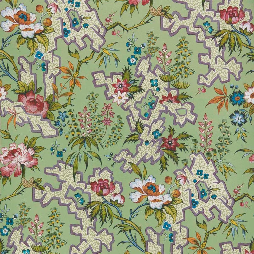 Carma - Kilburn's Maze verde V&A Decorative Papers 2