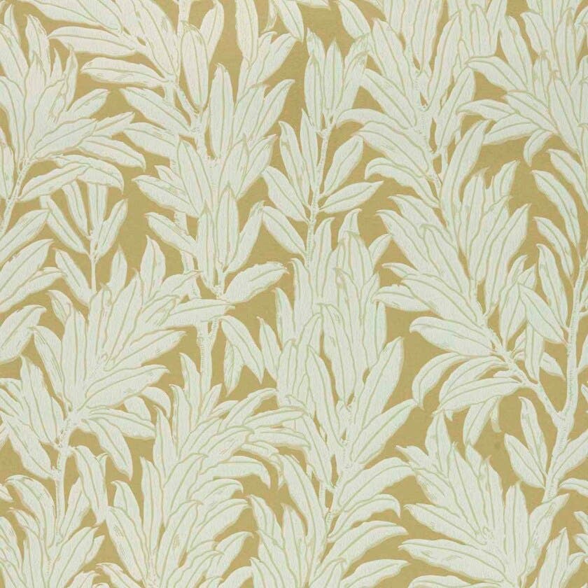 Laurel Leaf ochre V&A Decorative Papers 2