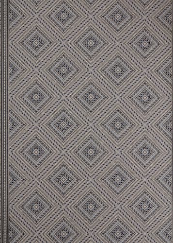 Zoffany - Marquetry Trellis Slate Indienne Wallcoverings