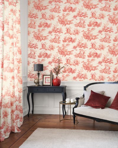 Casadeco Scene D'Été Rouge Carmin