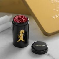 Rör tändstickor, Svart/Guld (ca 100 stickor)