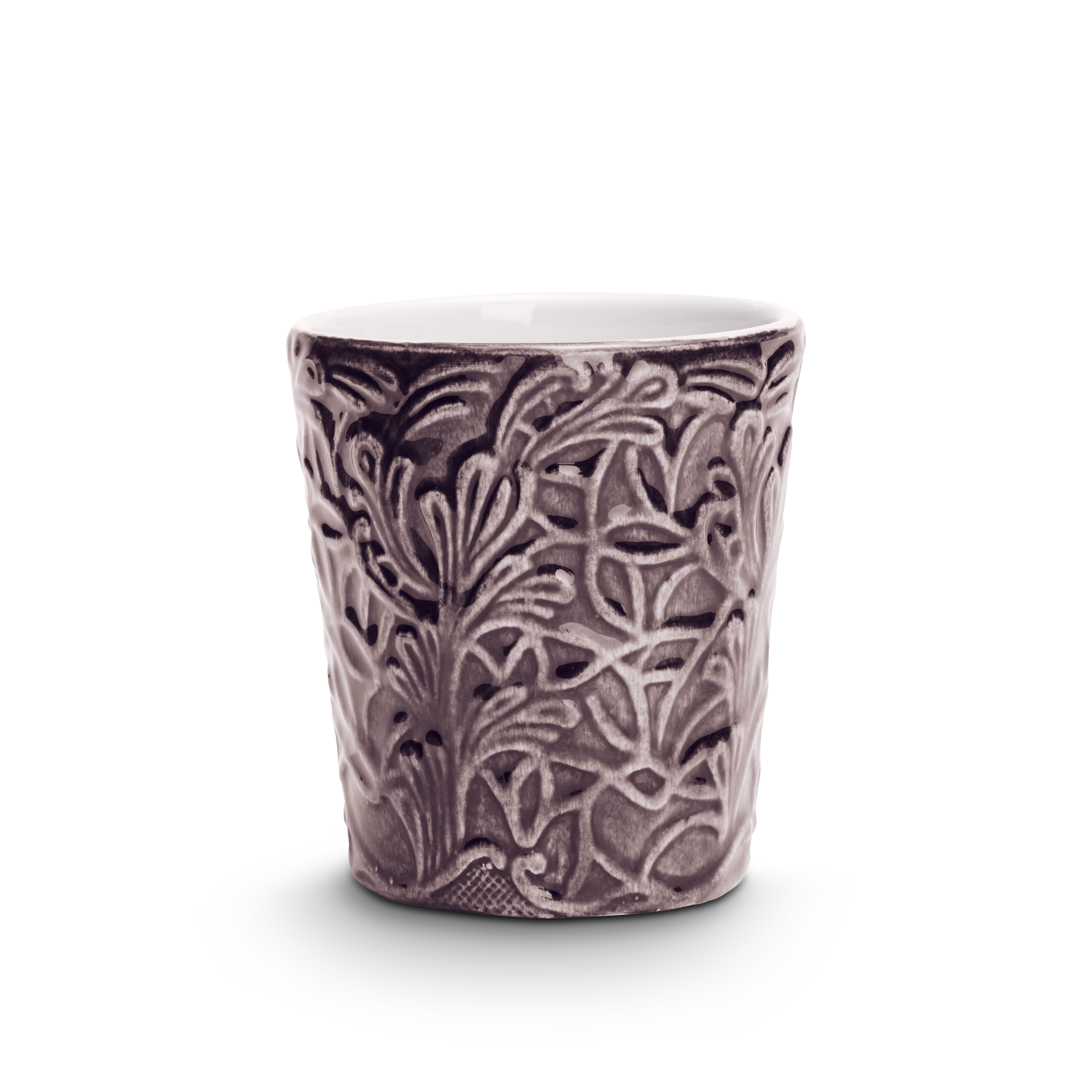 Lace Mugg 30 cl Plommon
