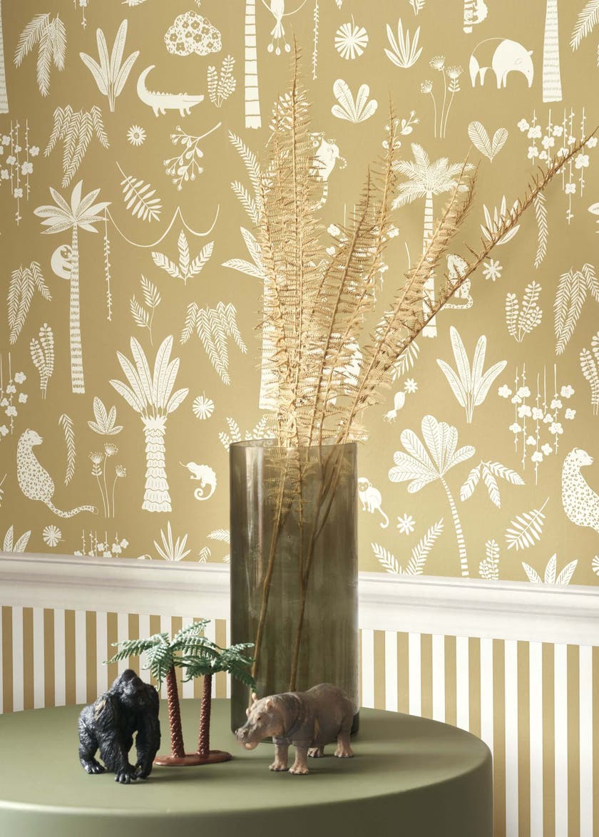 Casadeco - Rayures Olive Once Upon A Time 2