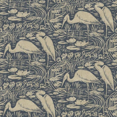 Casadeco - Euphrate Encre / Naturel Babylone Cad