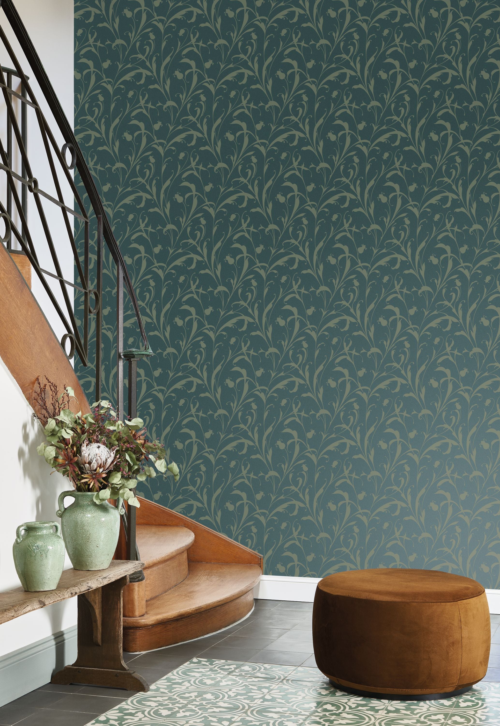 Casadeco - Opaline Bleu Paon