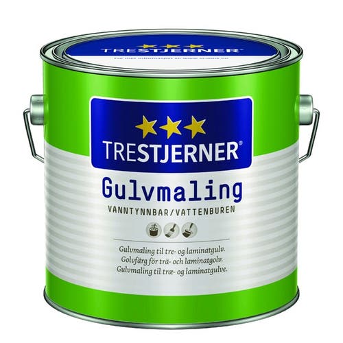 TreStjerner Golvfärg Matt 2,7 L Valfri kulör