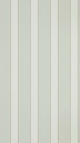 Sanderson - Sonning Stripe Silver Gre Littlemore Wallpapers