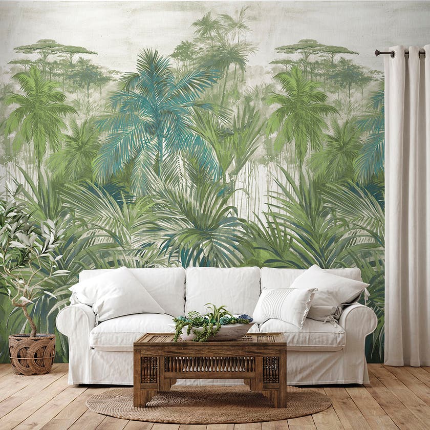 Caribbean II Selva Mural