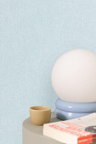 Caselio - Uni Mat Bleu Glacier Damier