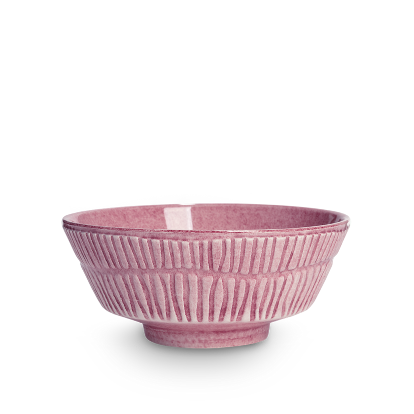 Stripes Skål 15 cm Rosa