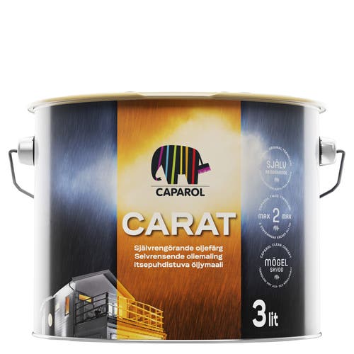 Carat Oljefärg 2,85 L Vit-Bas
