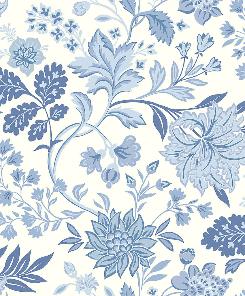 Boråstapeter - Alicia - Blue & White