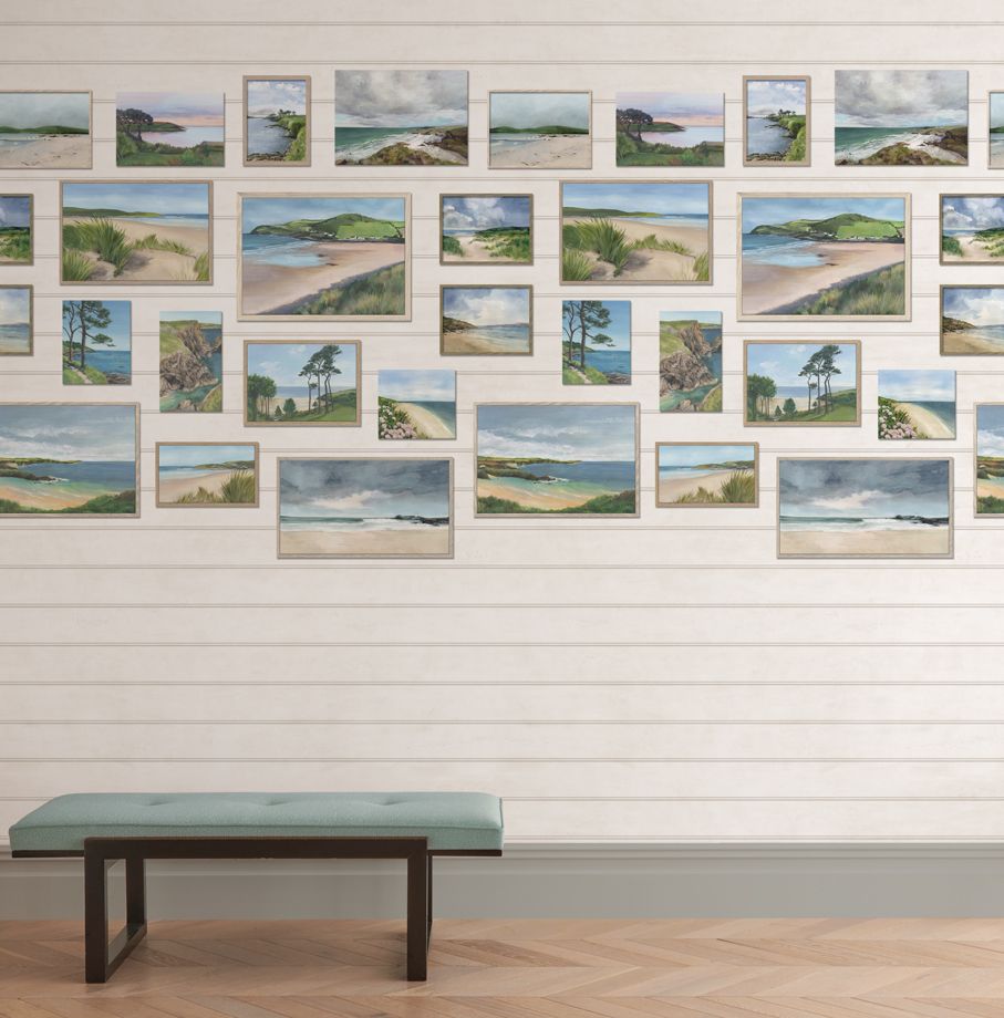 Osborne & Little - Seascape Lamorran Seascape Ivory.