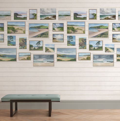 Osborne & Little - Seascape Lamorran Seascape Ivory.