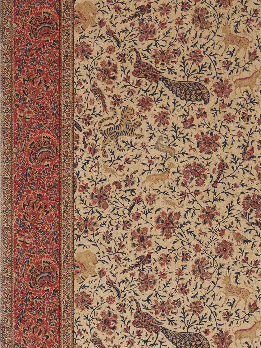 Zoffany - Mughal Menagerie Indigo/M Indienne Wallcoverings