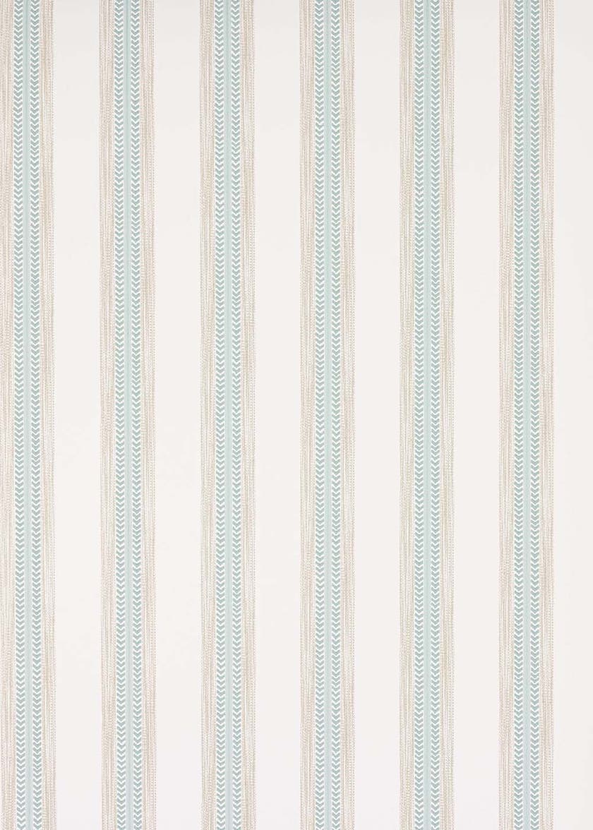 Jane Churchill - Camber Stripe Aqua/Beige