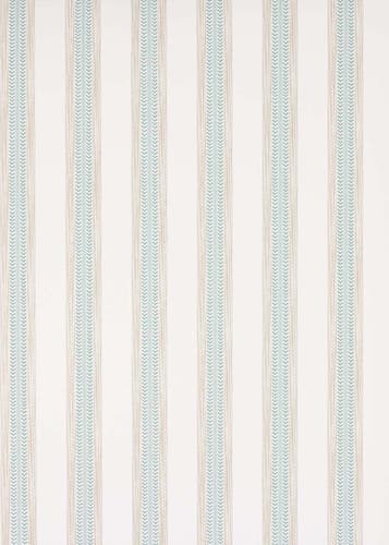 Jane Churchill - Camber Stripe Aqua/Beige