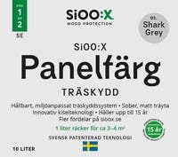 SiOO:X Panelfärg Träskydd 10L Shark Grey