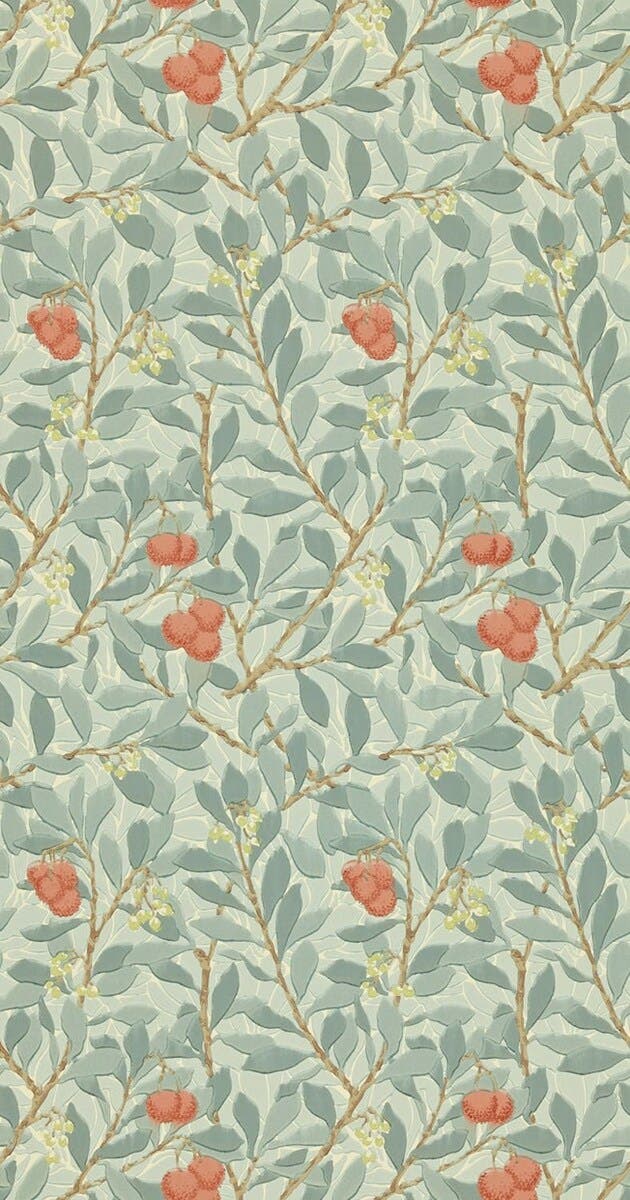 Arbutus Blue/Pink Morris and Friends Wallpa