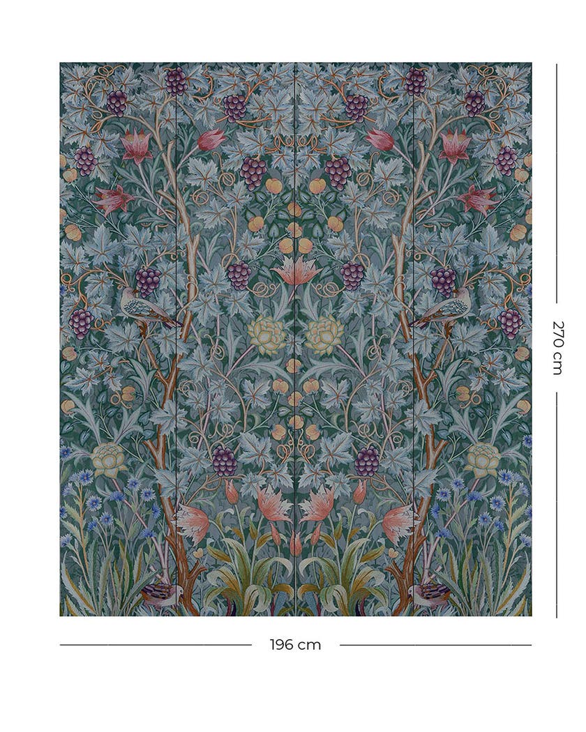 Midbec Tapeter - Vine Embroidery