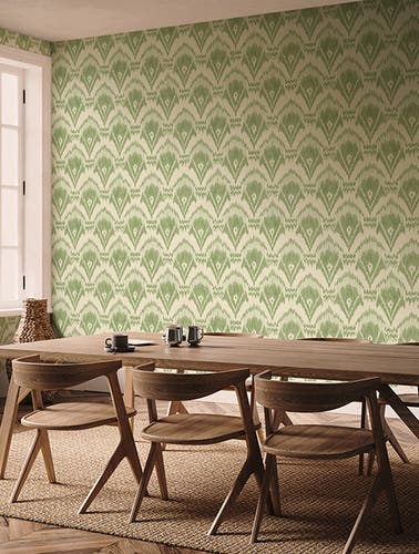 GP&J Baker - Original Zaraband Green BW45130-1