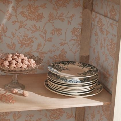 Casadeco - Rosa Rose Pêche Les Belles Toiles De Jouy