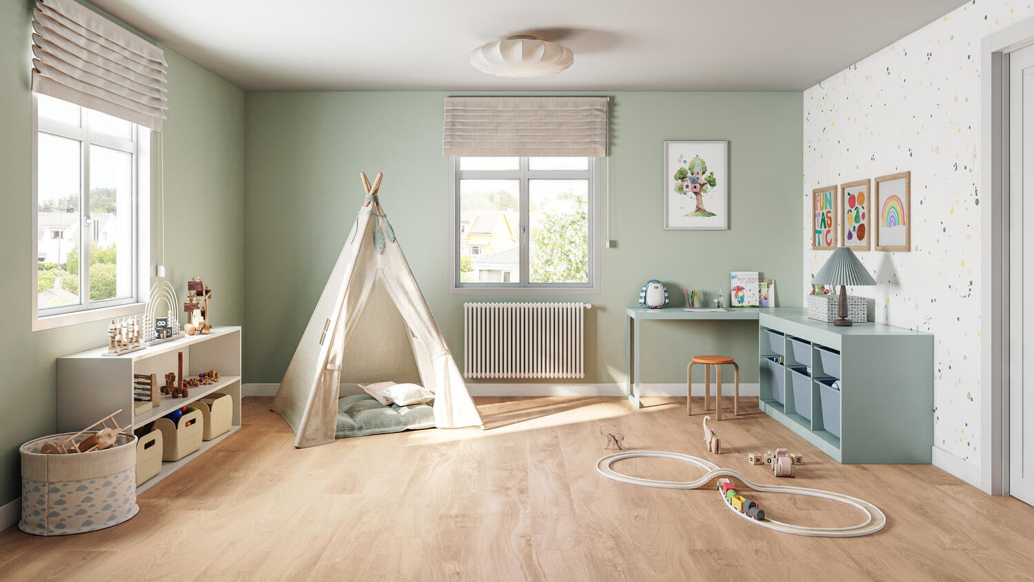 Fumed Oak Soft Beige 2m