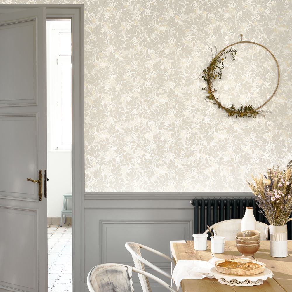 Casadeco - Symphorine Beige Lin Arts & Crafts