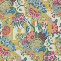 Pineapple Garden yellow V&A Decorative Papers 2