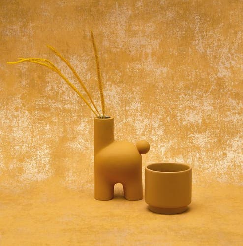 Casadeco - Stone Jaune Curry Stone 2 Cad