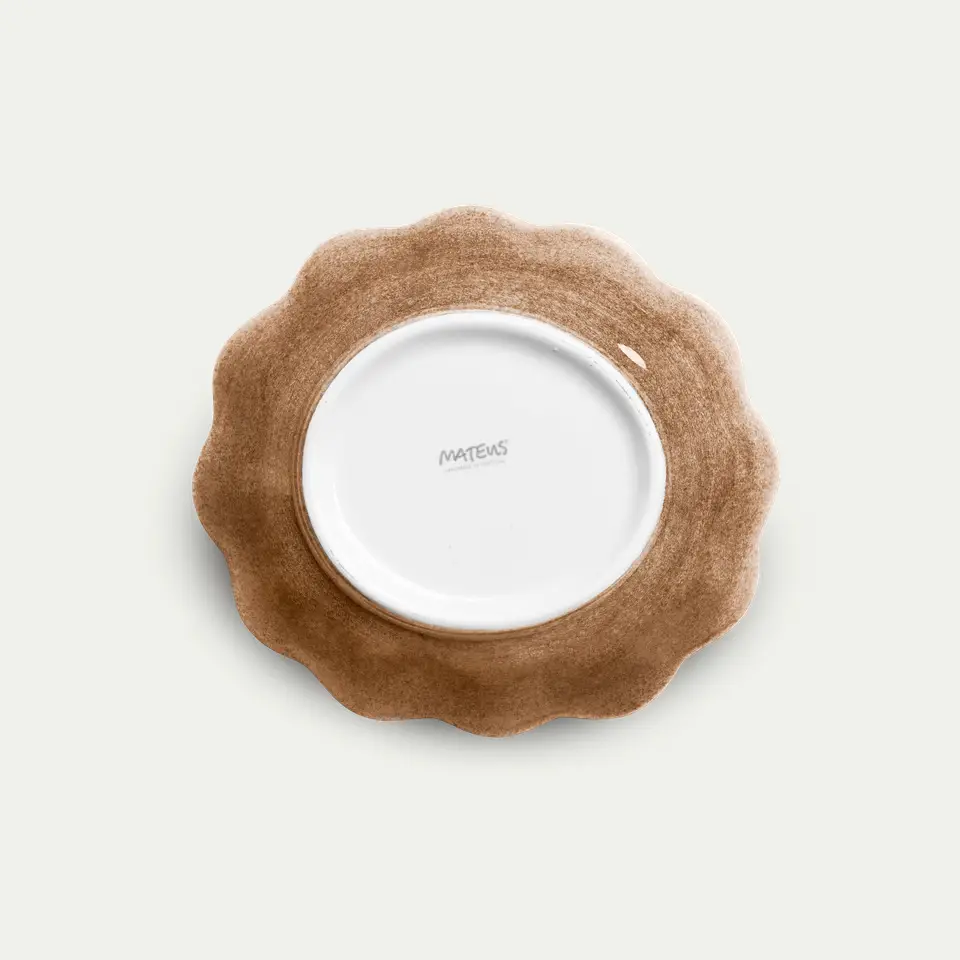 Oyster Skål 18x16 cm Cinnamon
