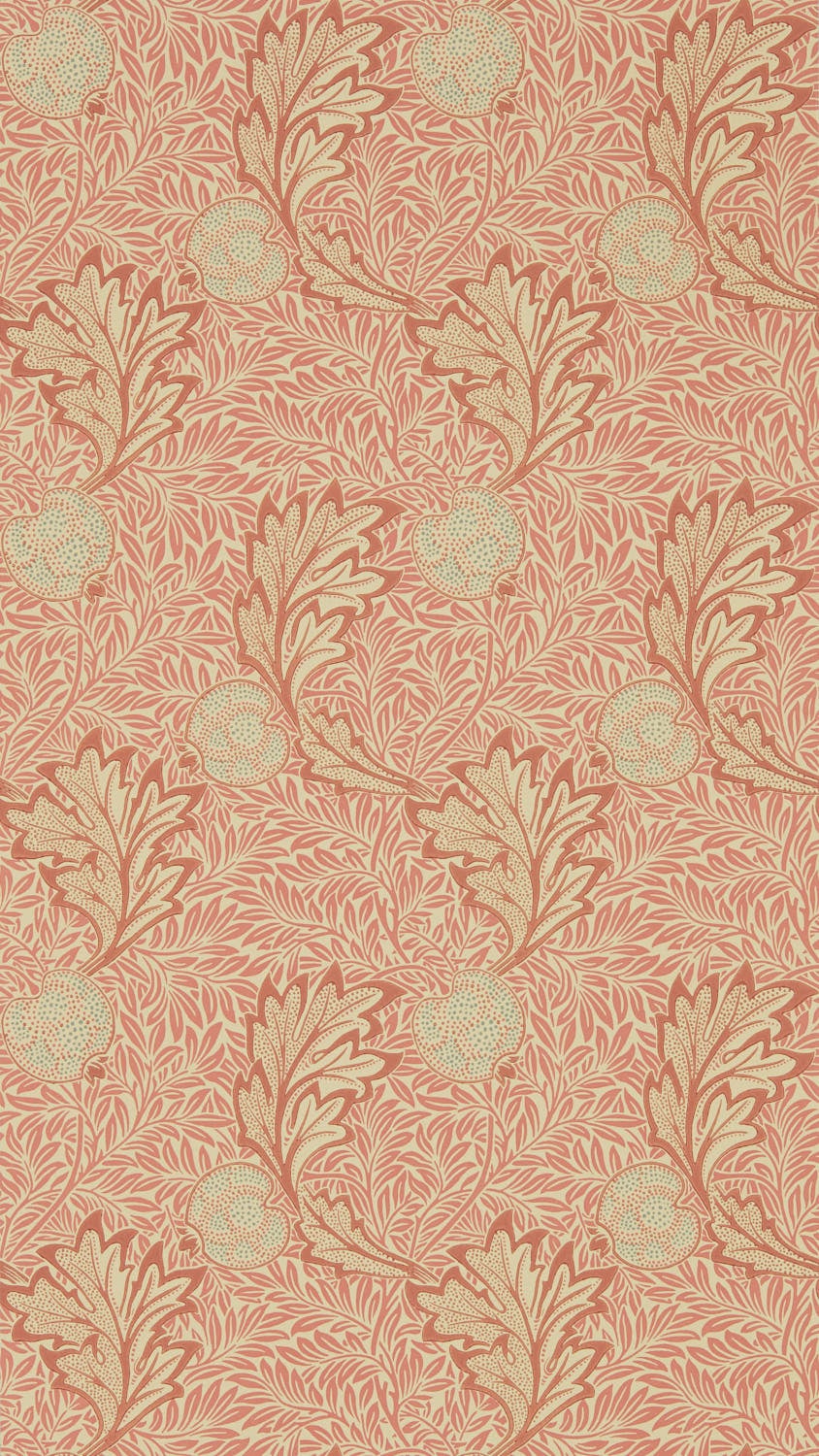 Morris & Co - Apple Rust Gold Melsetter Wallpapers