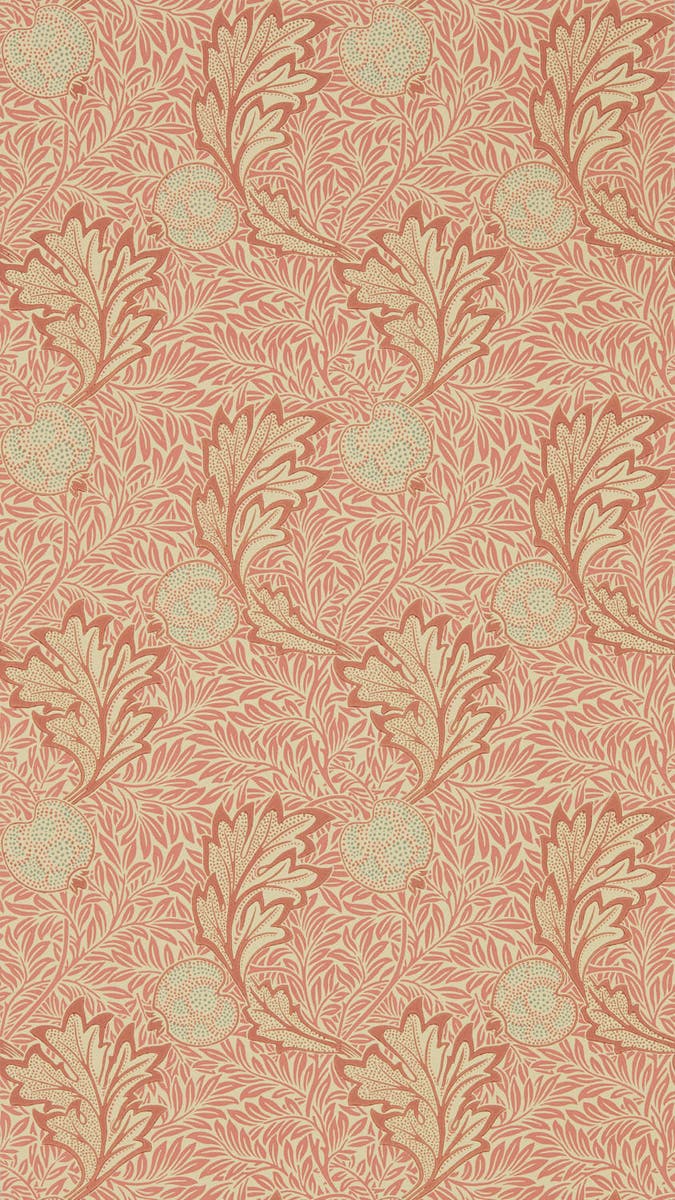 Morris & Co - Apple Rust Gold Melsetter Wallpapers