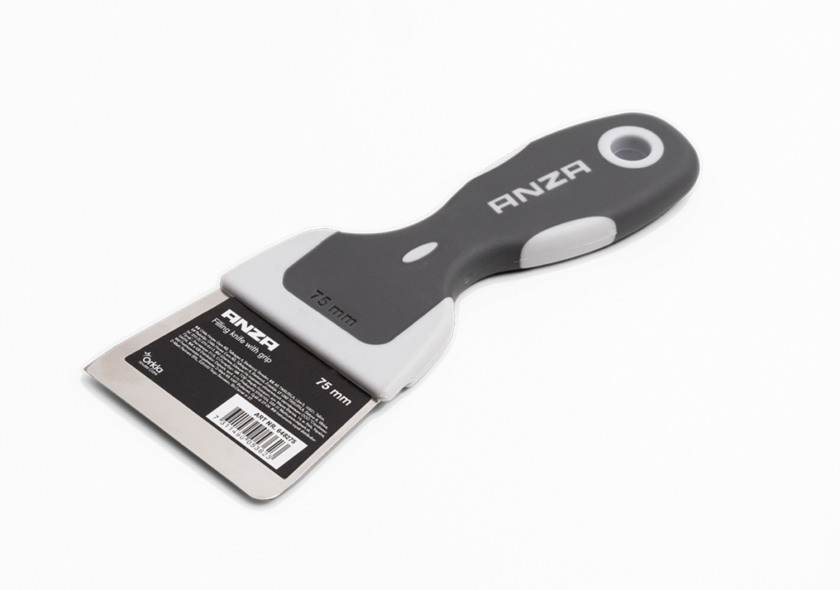 Spackel med grepp 75mm