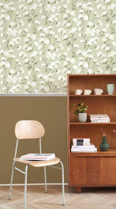 COTTON FLOWER VERT MOUSSE SOLIFLORE