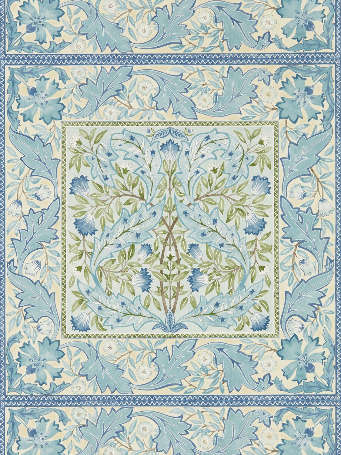 Morris & Co - Wilhelmina Indigo Melsetter Wallpapers