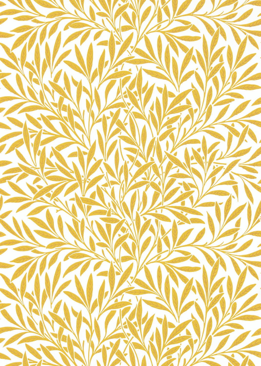 Morris & Co - Willow Yellow Queen Square Wallpapers