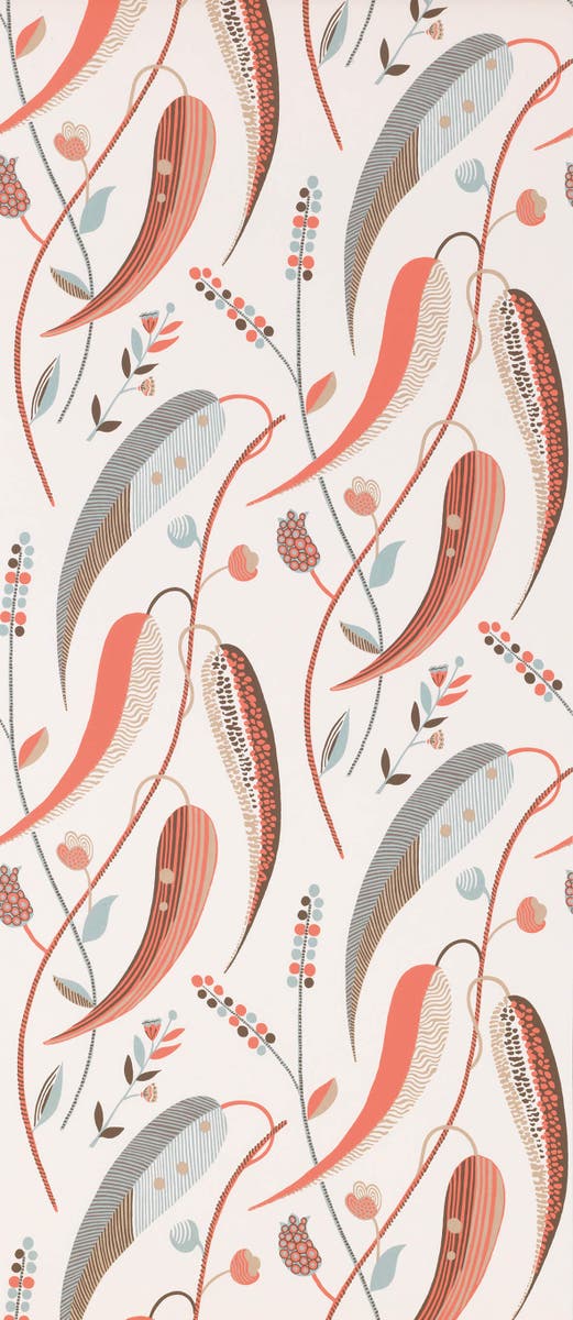 Nina Campbell - Colbert Coral/Aqua