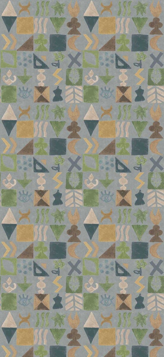 Baker X Kit Kemp Potato Print Blue BW45139.6.0