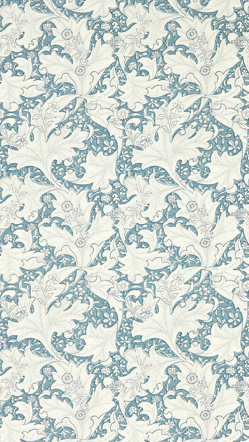 Morris & Co - Wallflower Woad Blue Emery Walker`s House Wall