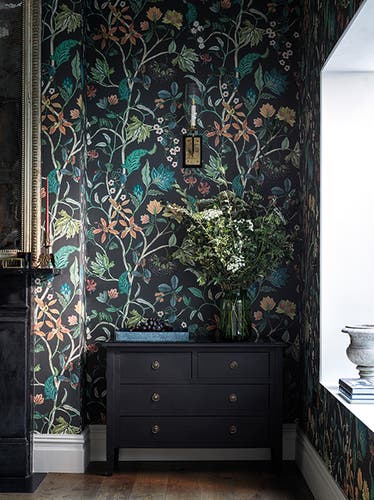 Osborne & Little - Chellah Byzance Chellah Charcoal.