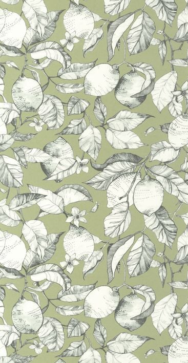 Casadeco - Lemon Tree Argile Verte Soliflore